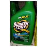 Quaker State 5W-30 Oil (9  1 qt bottles) Pennzoil 20W-20 (3).