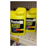 Power Steering fluid (5) Super Flush (2) radiator Flush (3).