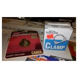 Misc. Automotive. Fuel Filter, Anti Freese tester, Oil wrench, muffler clamps and More.