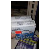 Misc. Automotive Thermostat, Oil Wrench, Muffler Clamps, Anti-Freeze tester and More.