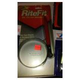 Misc. Automotive Thermostat, Oil Wrench, Muffler Clamps, Anti-Freeze tester and More.