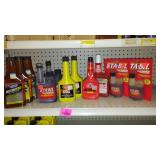Oil Treatment, Fuel Stabilizer and Octane Booster.