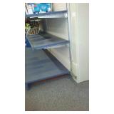 Lighted Peg Board, hooks and Shelving