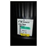 Black Metal Crimp Reducers, Unions and Elbows.