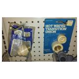 Assorted Poly Fittings, elbows, Tees, Couplings.