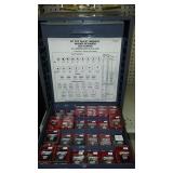 Danco Plumbing Part Assortments and Plastic Tubing Center.  Danco Metal Box with compartments and contents, 13 W x 15D x 18 in. H.