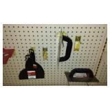 Brushes, Spreaders, trowels, Corner savers, scrapers and tape.