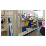 Commercial Pegboard Display Shelving.