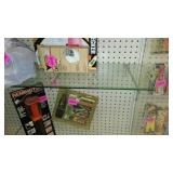 Commercial Pegboard Display Shelving.