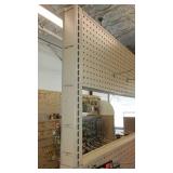 Commercial Pegboard Display Shelving.