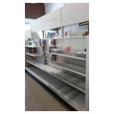 Commercial Pegboard Display Shelving