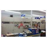 Commercial Pegboard Display Shelving