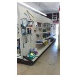 Commercial Pegboard Display Shelving