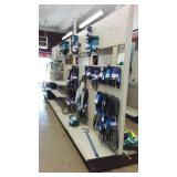 Commercial Pegboard Display Shelving