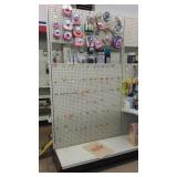 Commercial Pegboard Display Shelving