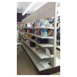 Commercial Pegboard Display Shelving