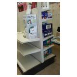 Commercial Pegboard Display Shelving