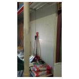 Lighted Commercial Pegboard Display Shelving