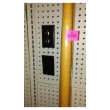 Lighted Commercial Pegboard Display Shelving