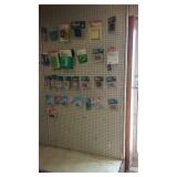 Lighted Commercial Pegboard Display Shelving