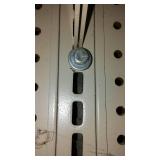 Lighted Commercial Pegboard Display Shelving