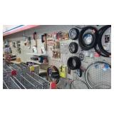 Lighted Commercial Pegboard Display Shelving