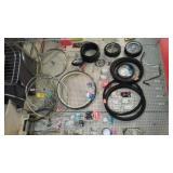 Lighted Commercial Pegboard Display Shelving