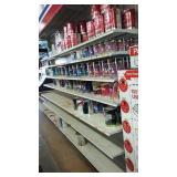Lighted Commercial Pegboard Display Shelving