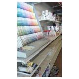 Lighted Commercial Pegboard Display Shelving