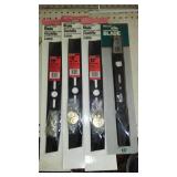 Assorted Lawnmower replacement Blades. (4) 18 in.