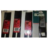 Assorted Lawnmower replacement Blades. (4) 18 in.