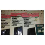 Assorted Lawnmower replacement Blades. (4) 18 in.