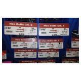 6 Compartment Hardware Organizer with contents. Metal