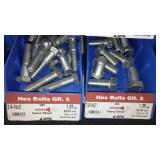 6 Compartment Hardware Organizer with contents. Metal