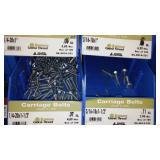 6 Compartment Hardware Organizer with contents. Metal