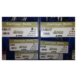 6 Compartment Hardware Organizer with contents. Metal