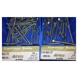 6 Compartment Hardware Organizer with contents. Metal