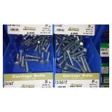 6 Compartment Hardware Organizer with contents. Metal