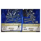 6 Compartment Hardware Organizer with contents. Metal