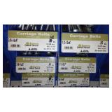 6 Compartment Hardware Organizer with contents. Metal