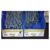 6 Compartment Hardware Organizer with contents. Metal