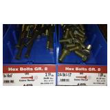 6 Compartment Hardware Organizer with contents. Metal