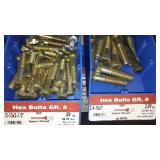 6 Compartment Hardware Organizer with contents. Metal