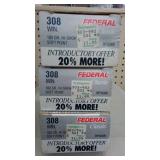 Ammunition, Federal Classic Rifle Cartridges (3).