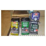 Sandpaper Variety, Dust Masks, Steel Wool.