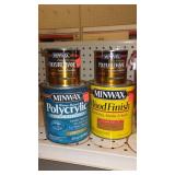 Joint Compound (3) Poly (3) Stain.