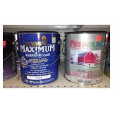 True value, Olympic and easy Color 1 gal. (10) Assorted tint Base and Finish.