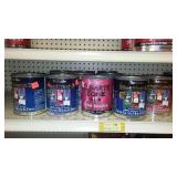 True value and Valspar 1 qt. (12) Assorted tint Base and Finish.