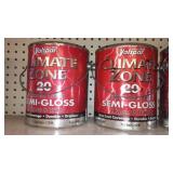 Valspar 1 gal. (10) Assorted tint Base and Finish.