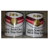 Valspar 1 gal. (10) Assorted tint Base and Finish.